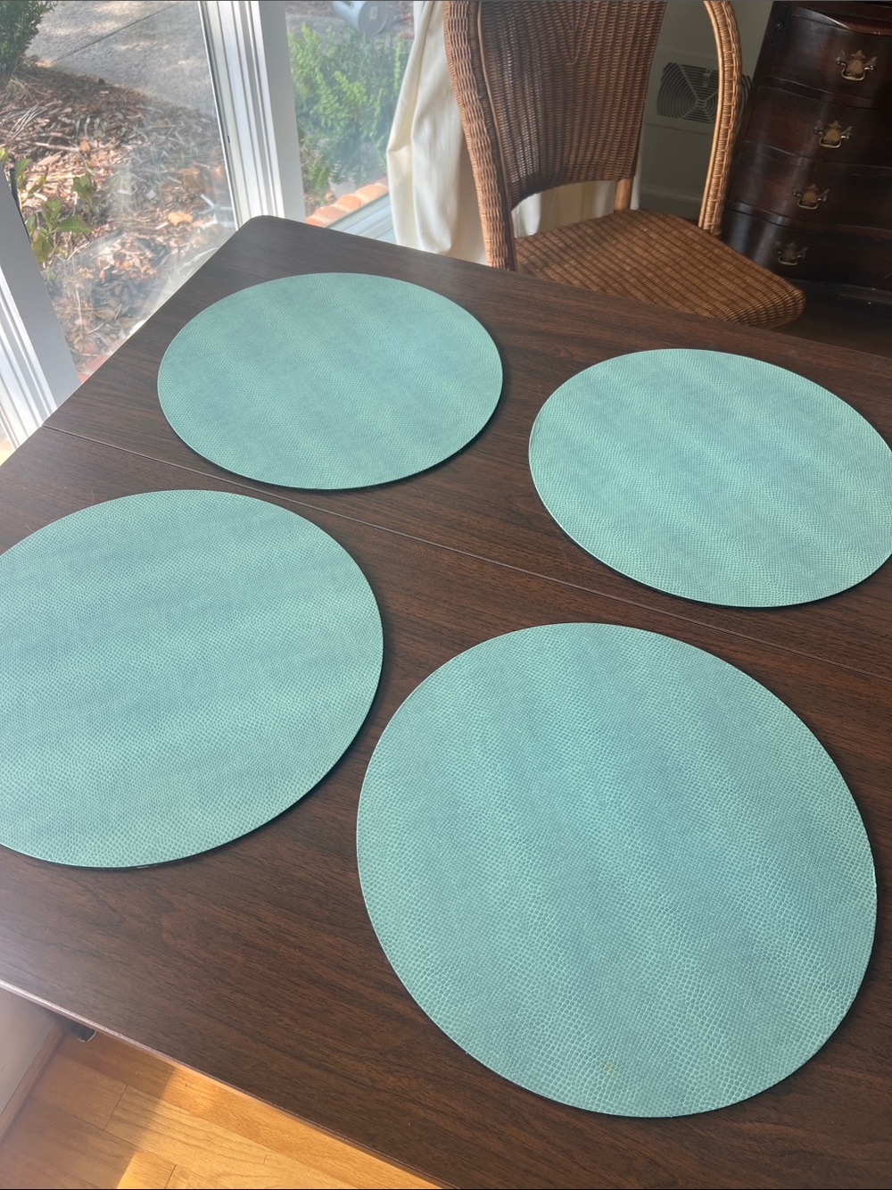 Caspari Round Placemats - Set of 4